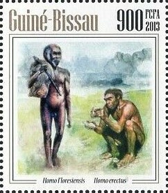 francobollo H. floresiensis