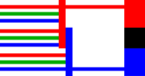 rosso + blu