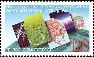 francobollo tedesco Unione Geodesia